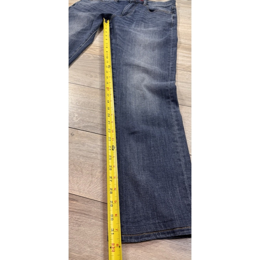 Lucky Brand 410 Straight Jeans Mens 32x32 Blue Medium Wash Denim 5-Pocket Casual - Picture 9 of 11